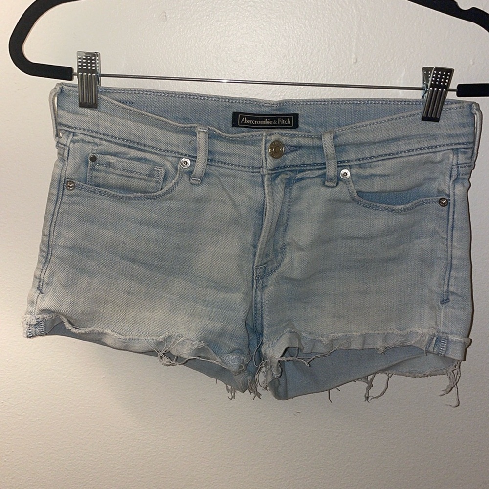 Abercrombie & Fitch Light Wash Jean Shorts